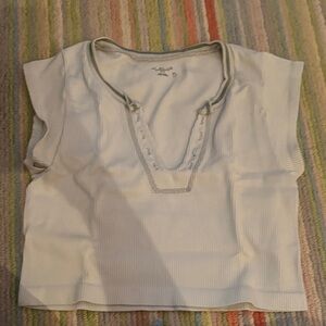 Urban Outfitters Light Gray Crop Top